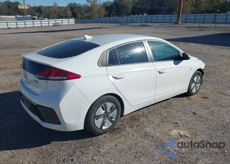 2018 Hyundai Ioniq Hybrid Blue from USA, damaged, VIN KMHC65LC4JU103863
